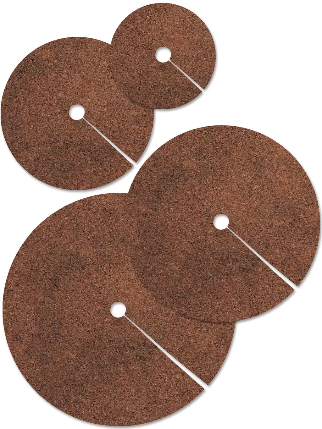 Coco Coir Tree Rings 36", Set of 2