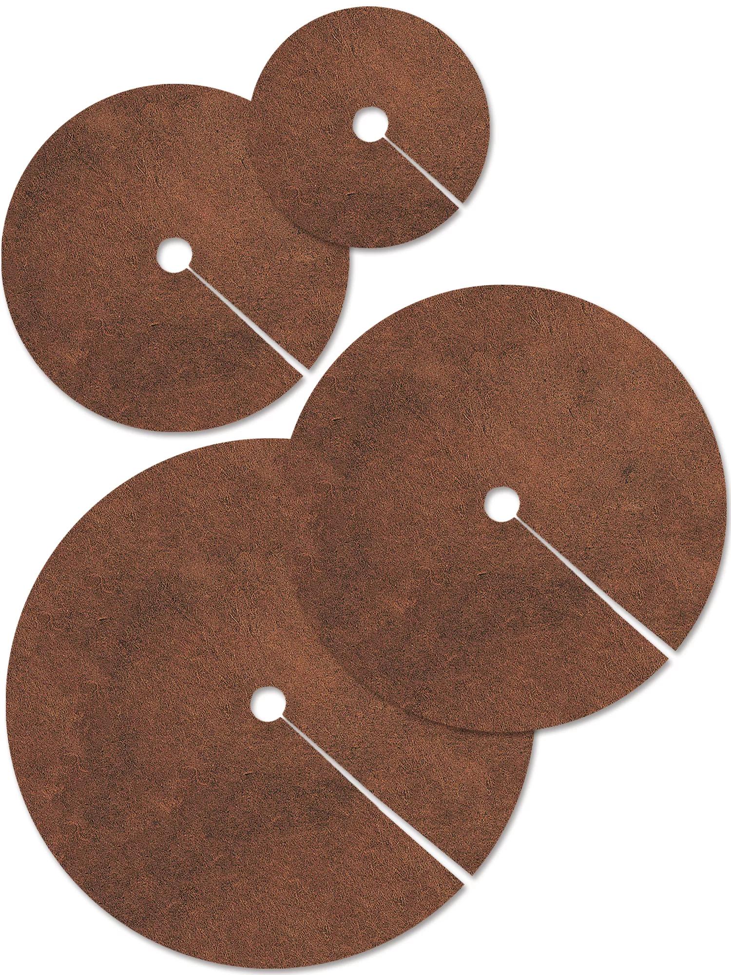 Coco Coir Tree Rings 36", Set of 2