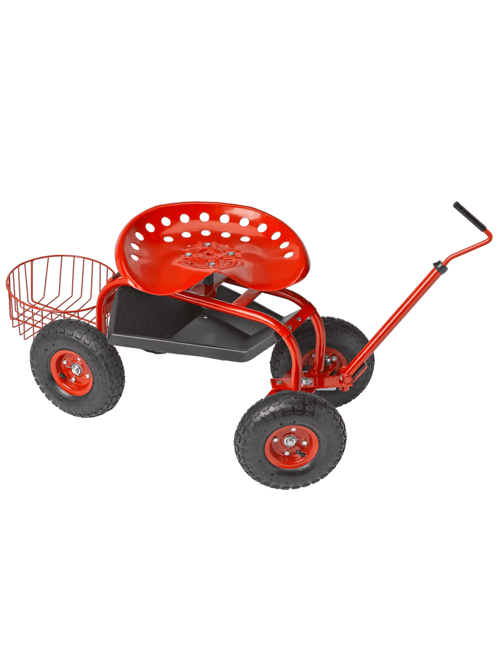 Deluxe Tractor Scoot with Bucket Basket