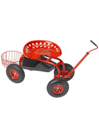Deluxe Tractor Scoot with Bucket Basket
