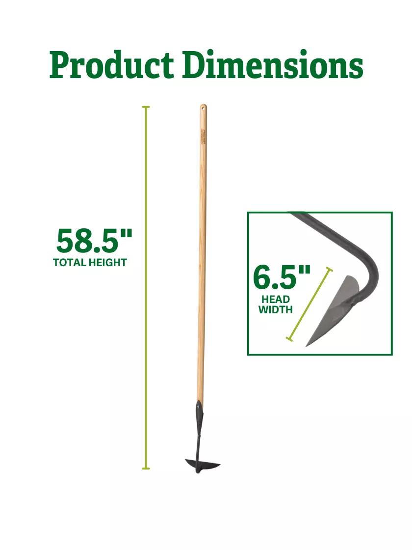 Gardener's Lifetime Half-Moon Hoe