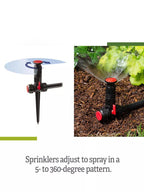 Snip-n-Spray Garden and Landscape Sprinkler System