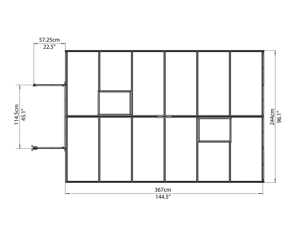 Canopia® by Palram Essence™  Greenhouse, 8' x 12'