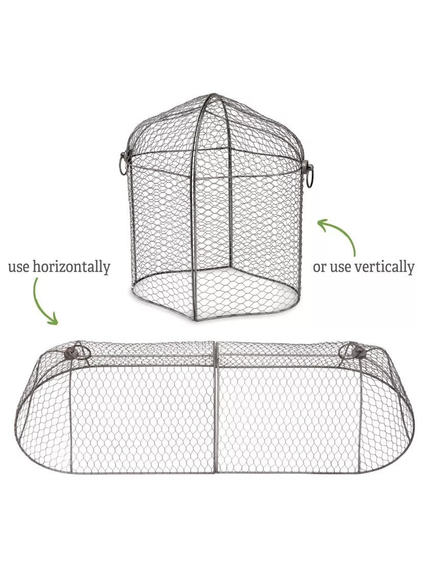 3-in-1 Chicken Wire Cloche