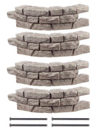 Rock Lock Interlocking Garden System, Curved Sets