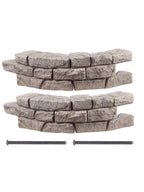Rock Lock Interlocking Garden System, Curved Sets