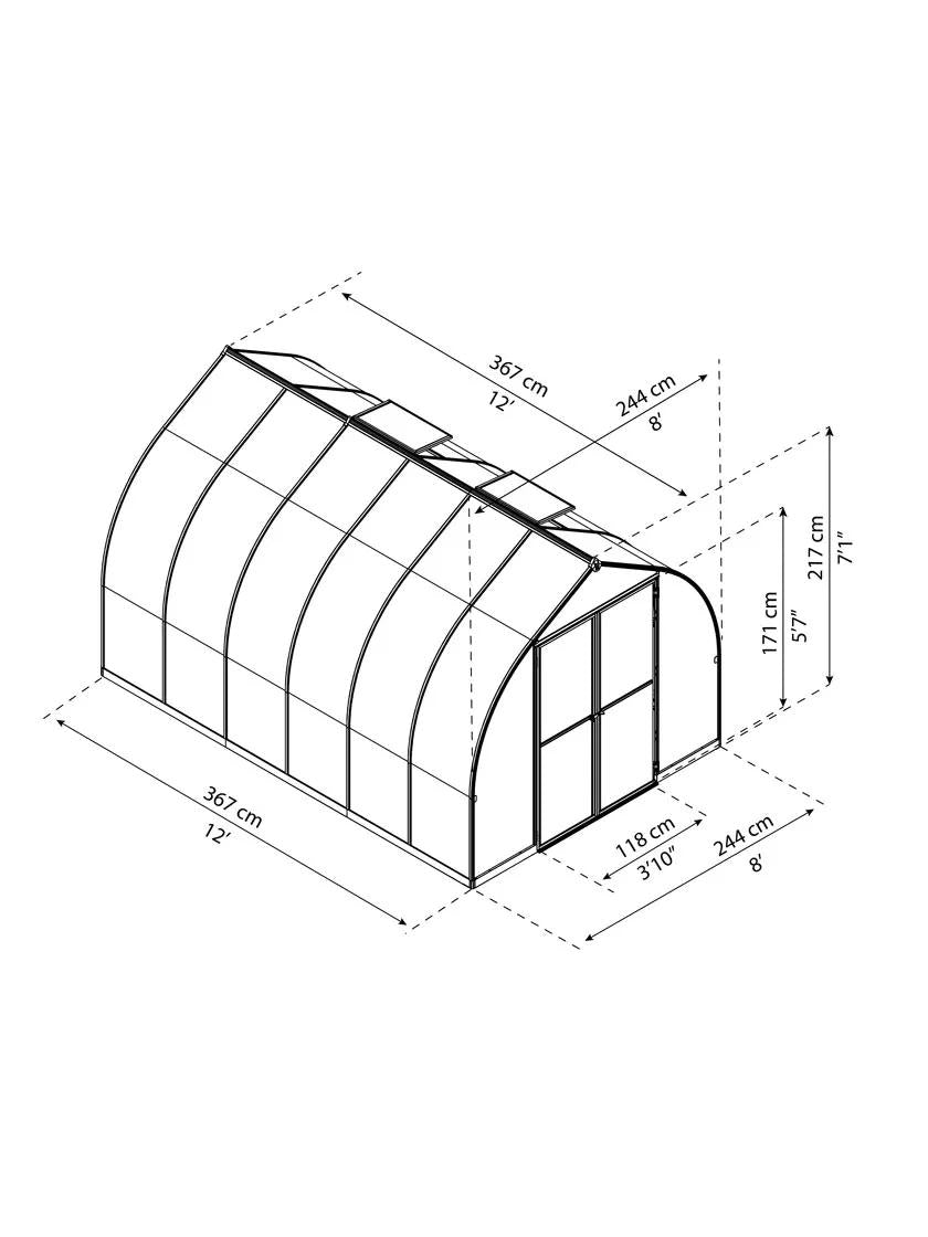 Canopia® by Palram Bella™  Greenhouse, 8'