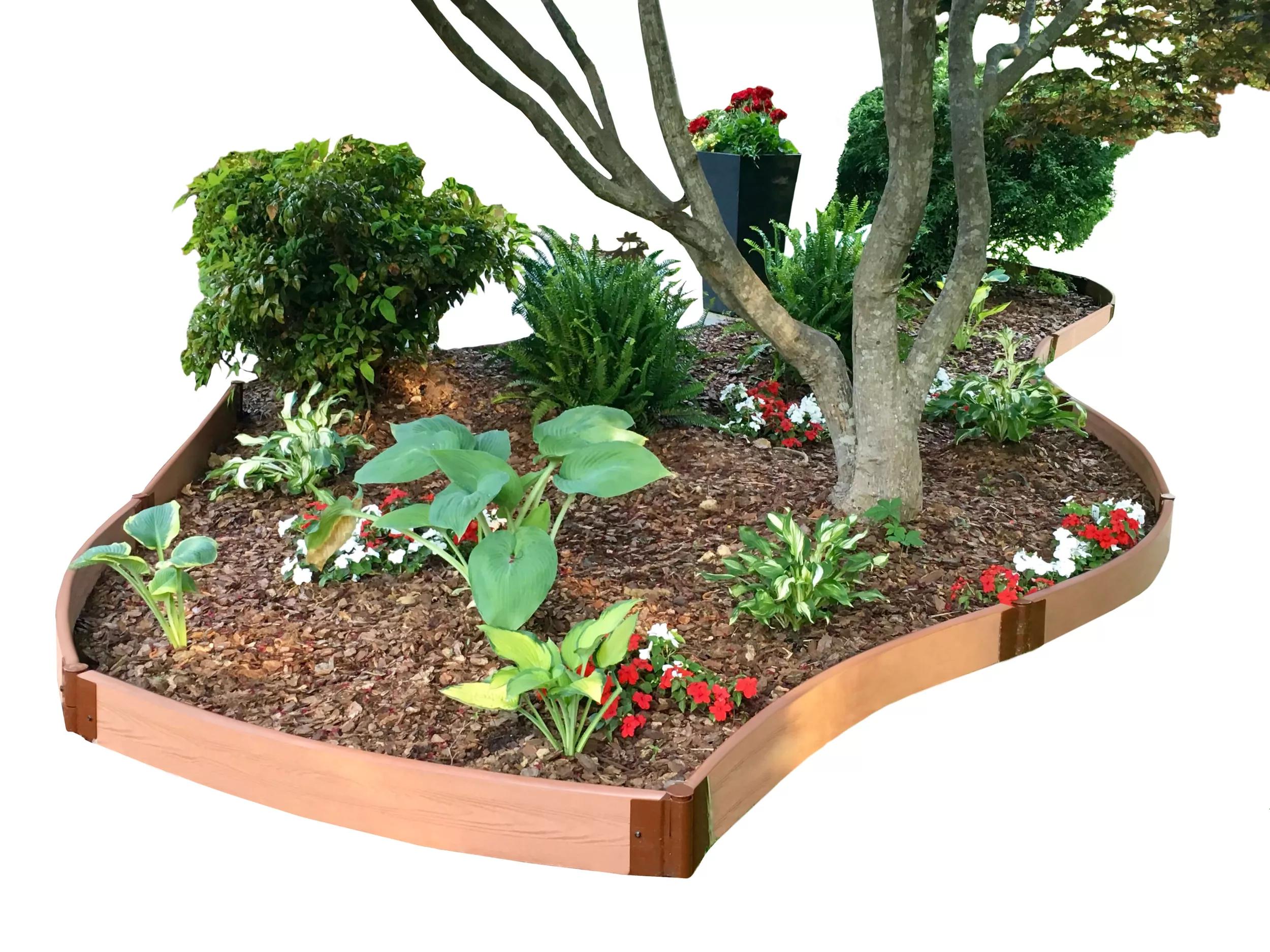 Curved Landscape Edging Kit with 2" Boards