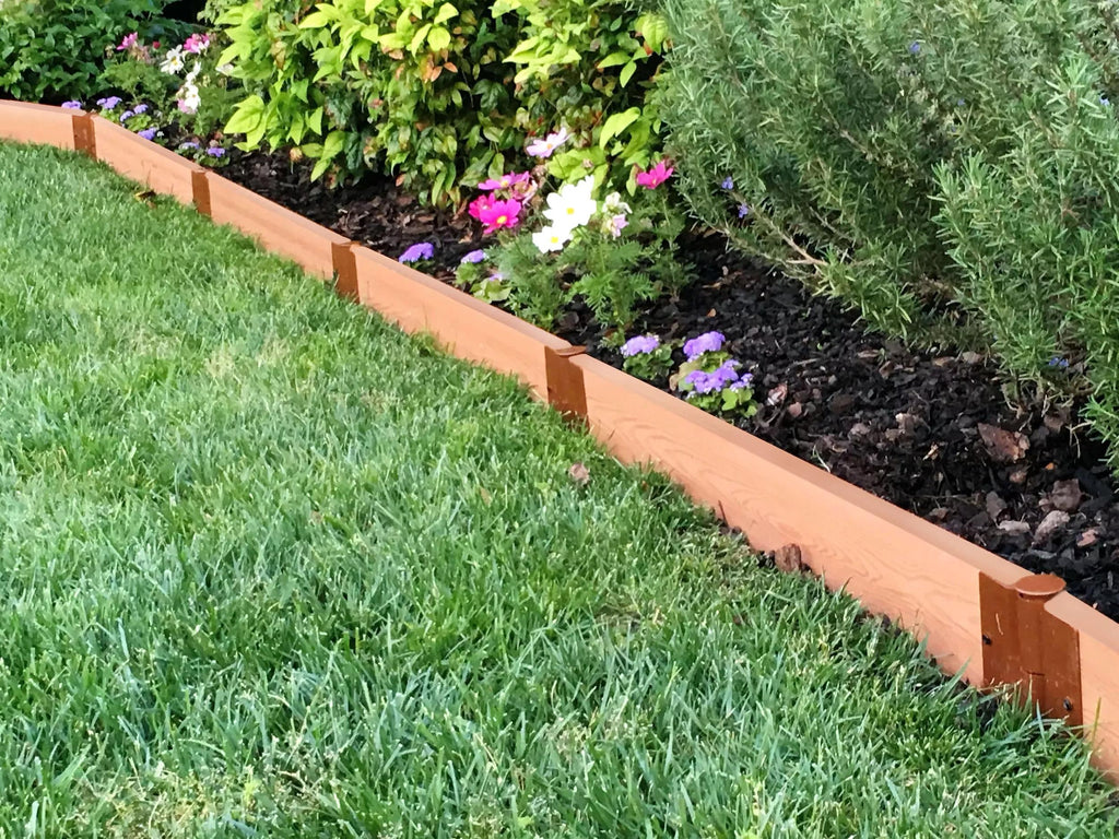 Straight Landscape Edging Kit with 2" Boards