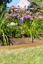 Corten Steel Edging 5" H, Set of 3