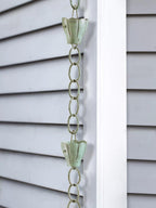 Crocus Copper Rain Chain, 8.5'