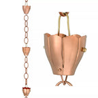 Crocus Copper Rain Chain, 8.5'