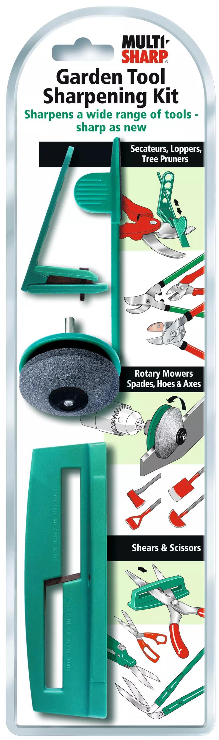 Multi-Sharp Garden Tool Sharpening Set, Set of 3