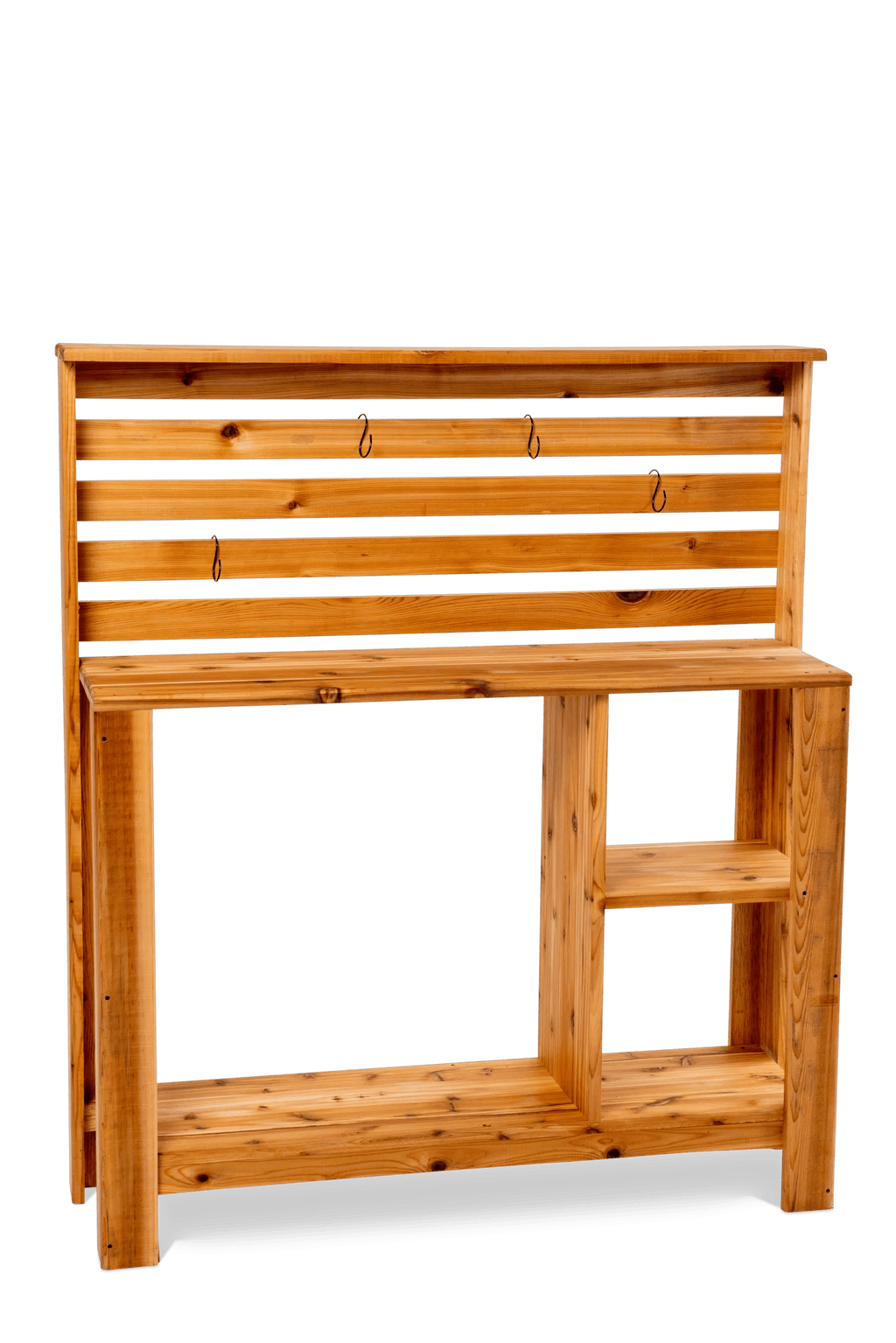 Gardeners Supply Tall Cedar Potting Bench