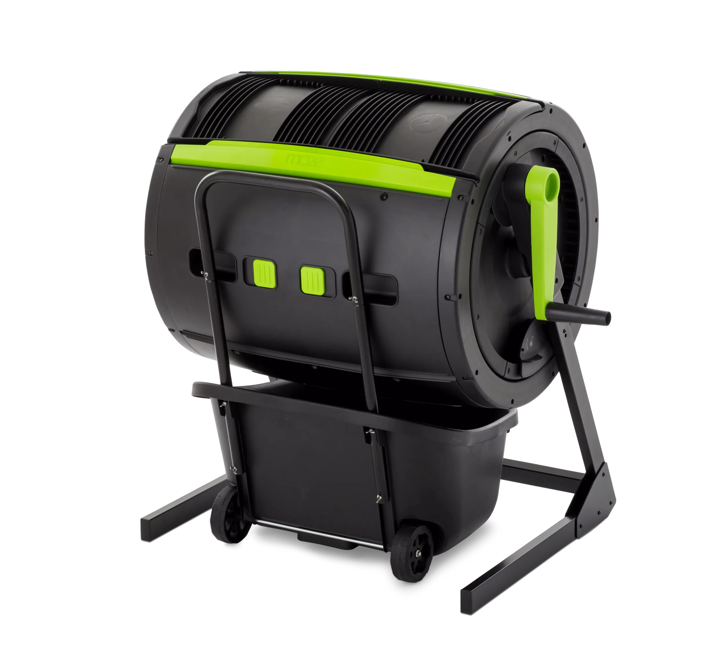 Maze Compost Tumbler and Cart Combo