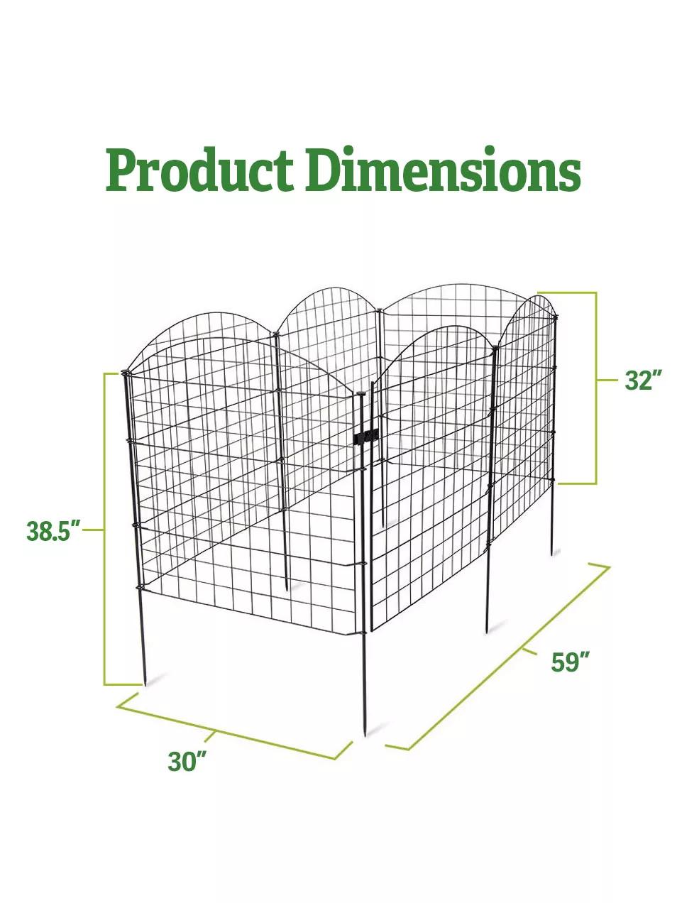 6 Panel Critter Fence with Gate
