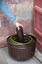 Brushed Bronze Brown Hose Pot