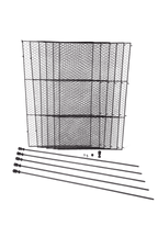 Tall Chicken Wire Critter Fence with Gate