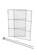 Tall Chicken Wire Critter Fence Extension Panel, Set of 2