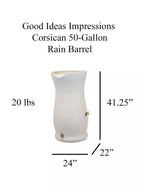 Impressions Corsican 50 Gallon Rain Saver
