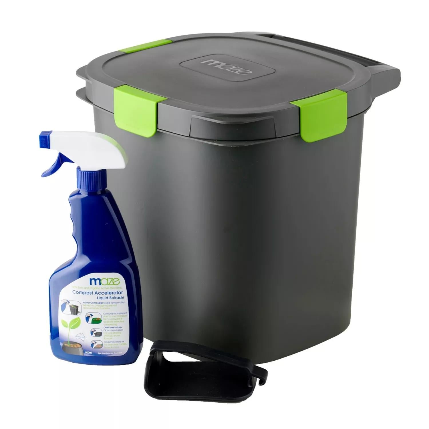 Maze Airtight Bokashi Composter Kit, 14 liter