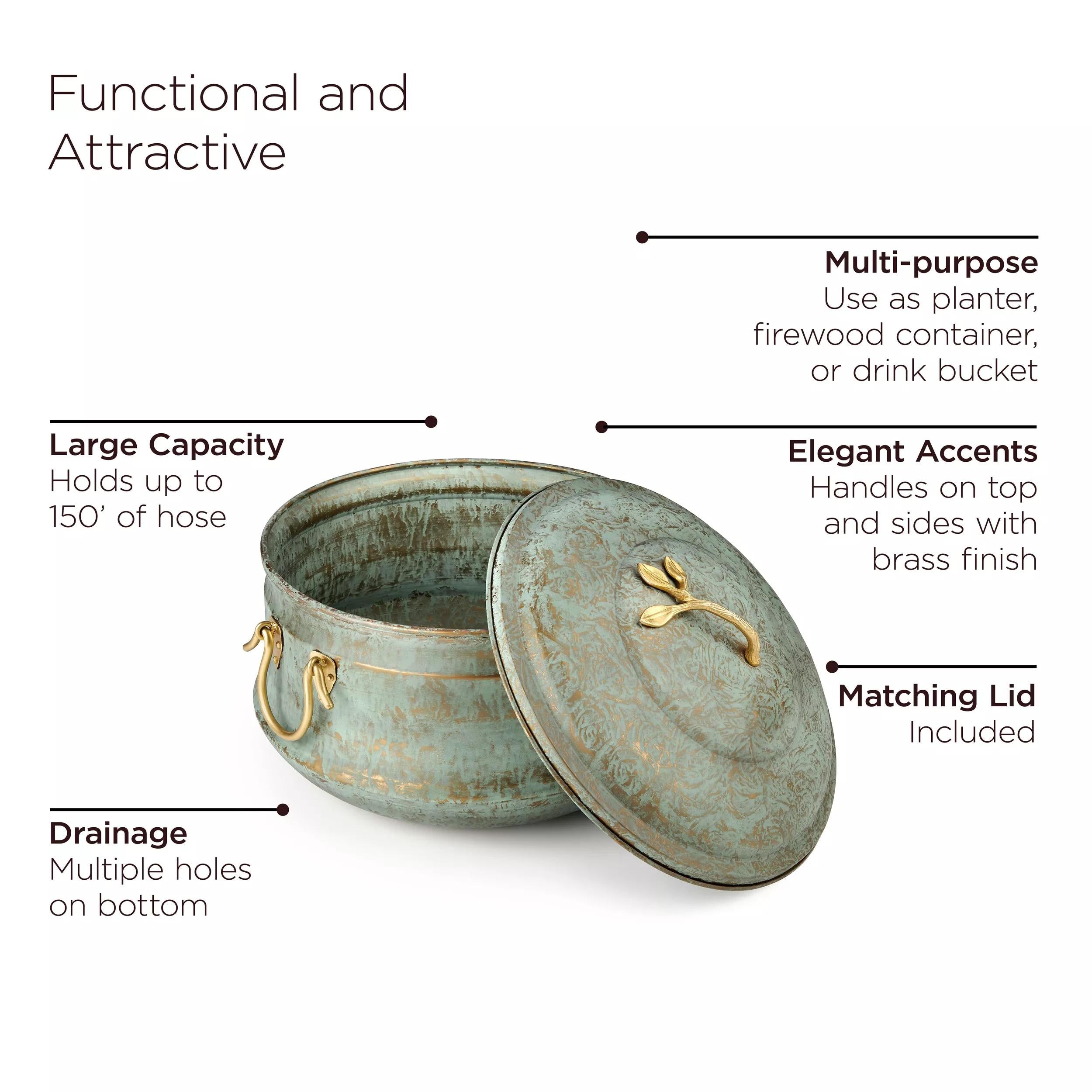 Sedona Hose Pot with Lid