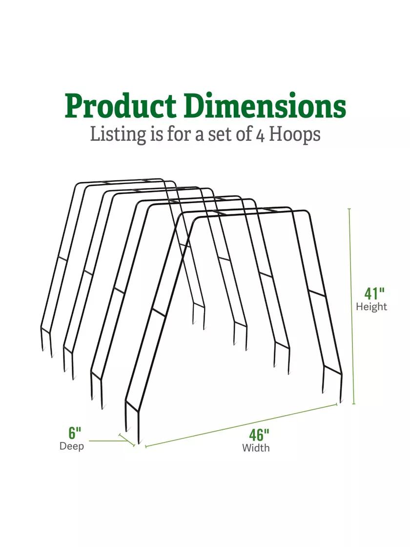 Zenith Garden Hoops, Set of 4