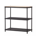 MeshWorks © 3 Tier Plant Shelving with Wood Top