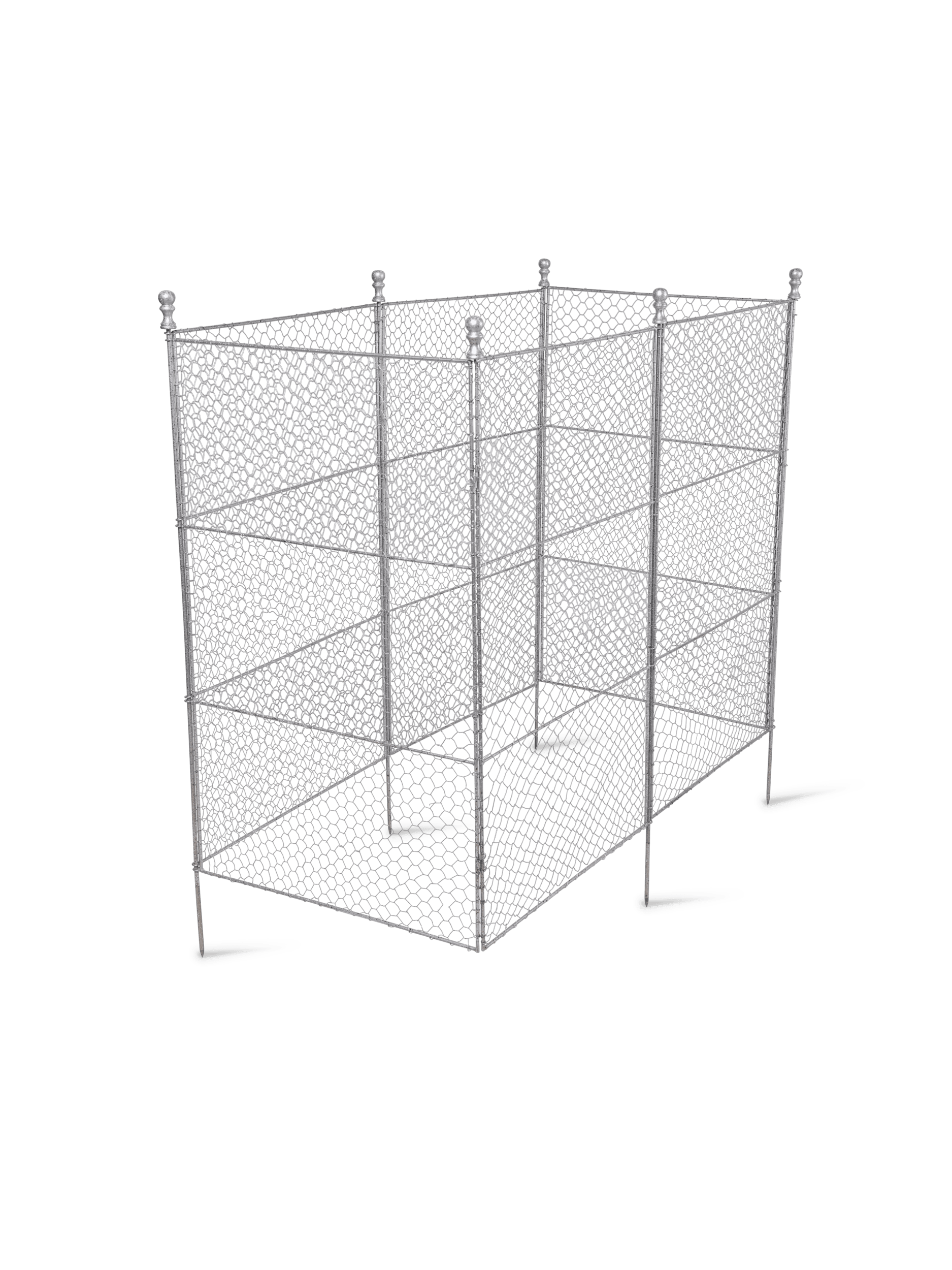 Tall Chicken Wire Critter Fence Extension Panel, Set of 2