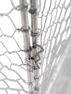 Tall Chicken Wire Critter Fence with Gate