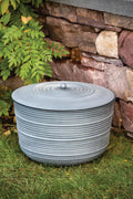 Ribbed Hose Pot with Lid