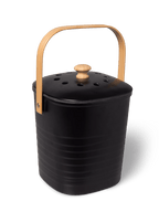 Contemporary Eco-Bamboo Compost Pail