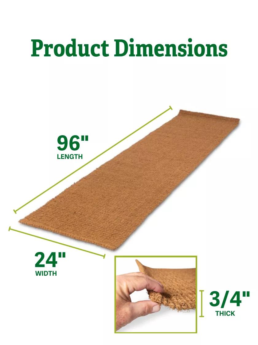 Coco Coir Garden Pathway