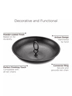 Modern Farmhouse Large Aluminum Rain Chain Basin