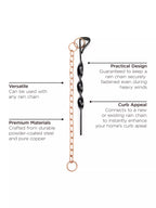 Modern Farmhouse Large Aluminum Rain Chain Basin